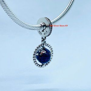 Pandora SPINNING GLOBE Dangle Charm 798021CZ charm